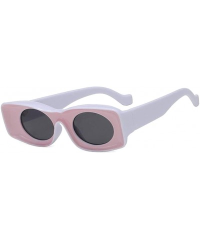 Square Unisex Rectangle Sunglasses Glasses Catwalk - C5 - C5197ZQ2ITC $9.25