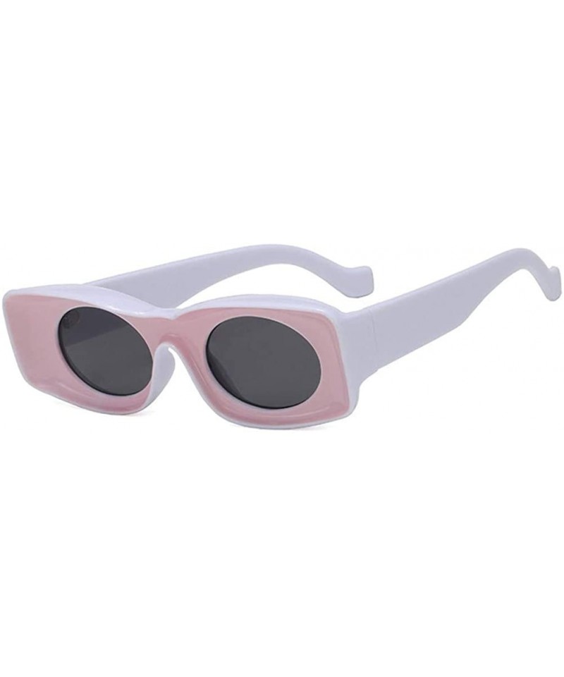 Square Unisex Rectangle Sunglasses Glasses Catwalk - C5 - C5197ZQ2ITC $18.50