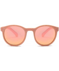 Round Round Polarized Unbreakable Sunglasses Women Men Soft Plastic Frame Driving Glasses - Pink/Powder Membrane - CZ194RCMIZ...