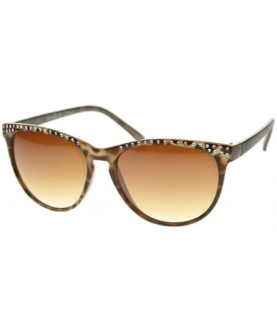 Cat Eye Retro Fashion Cat Eye Metal Accent Sunglasses (SET OF 2) - C418758MCGG $14.61