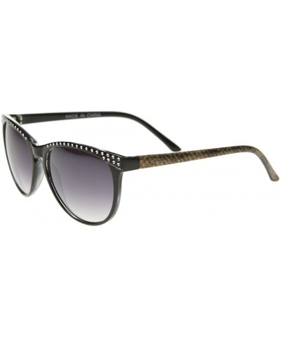 Cat Eye Retro Fashion Cat Eye Metal Accent Sunglasses (SET OF 2) - C418758MCGG $14.61