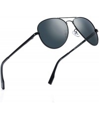 Aviator Polarized Aviator Sunglasses for Juniors Small Face Women Men Vintage UV400 Protection Shades - C31890AO6SU $12.57