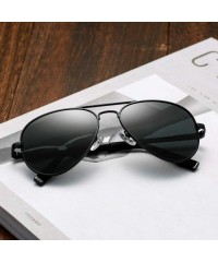 Aviator Polarized Aviator Sunglasses for Juniors Small Face Women Men Vintage UV400 Protection Shades - C31890AO6SU $12.57