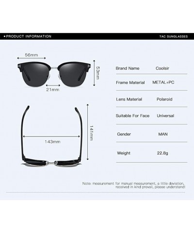 Round Sunglasses Polarized Antiglare Anti ultraviolet Travelling - Tan - C918WT327CM $46.30
