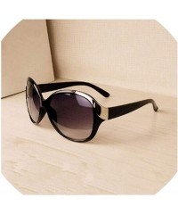 Oversized Women Sunglasses Luxury Summer Sun Glasses Women's Vintage Sunglass Goggles Eyeglasses - Black - CI18W8WHAZC $15.96