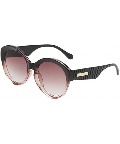 Wrap Vintage Sunglasses Women Fashion Sunglasses Classic Round Retro Plastic Frame Vintage Inspired Sunglasses - F - C1190765...