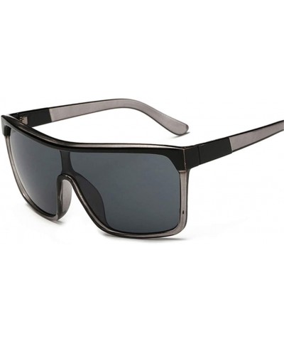 Shield Square Shield Sunglasses Men Driving Sun Glasses Cool Shades Retro - Cjxy802 C4 Green - CJ194OCKZXM $28.69