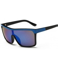 Shield Square Shield Sunglasses Men Driving Sun Glasses Cool Shades Retro - Cjxy802 C4 Green - CJ194OCKZXM $28.69