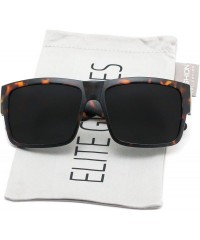 Square Large Square CHOLO Sunglasses Super Dark OG LOCS Style GANGSTER Style Black NEW - Tortoise - CY11HWMME23 $9.93