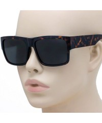 Square Large Square CHOLO Sunglasses Super Dark OG LOCS Style GANGSTER Style Black NEW - Tortoise - CY11HWMME23 $9.93