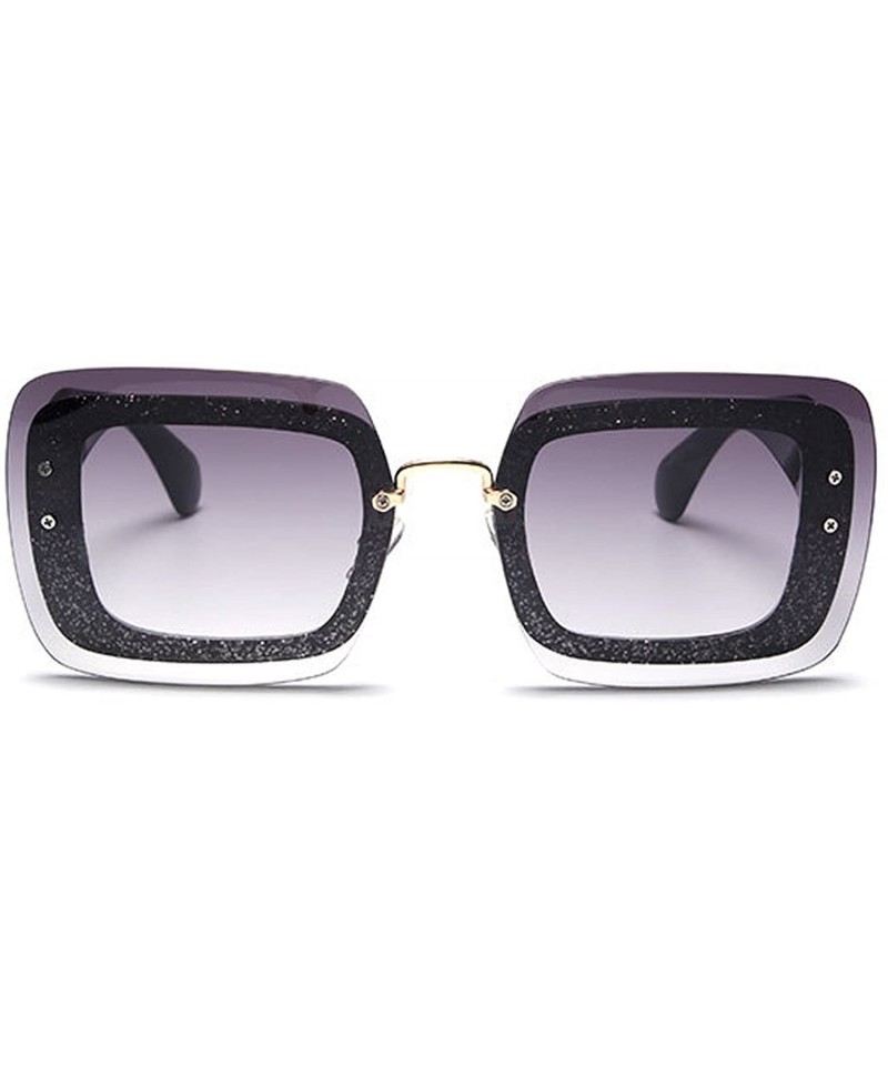 Square Chic Oversized Square Sunglasses Sunnie for Women - C - CB12NH5DJWJ $11.43