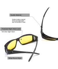 Shield Vision Glasses Driving Polarized Prescription - 1pack-matte Black - CB18YQHR2NL $10.96