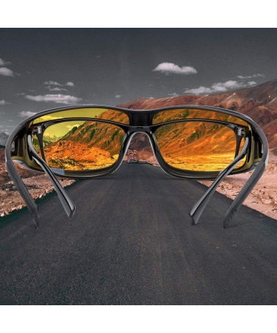 Shield Vision Glasses Driving Polarized Prescription - 1pack-matte Black - CB18YQHR2NL $10.96