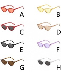 Cat Eye Outdoor Glasses Women Men Vintage Sunglasses Cat Eye Irregular Shape Protect Eyes Novel Unisex Beach Glasses - H - CZ...