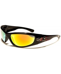 Wrap Skull Motorcycle Riding Biker Wrap Sport Sunglasses - CQ18ECEA22H $16.36