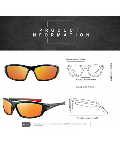 Sport Sunglasses Classic Retro HD Lens Polarized UV400 Outdoor Sports 2 - 2 - CW18YKUOZNE $11.11