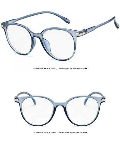 Sport Spectacle Optical Frame Glasses Clear Lens Computer Anti-Radiation Eyeglasses - Blue - C018SCLT4A9 $5.49