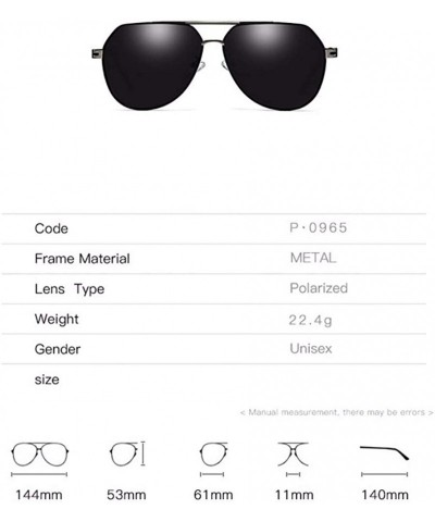 Aviator Sunglasses Male polarizing sunglasses Male driving sunglasses Toad glasses - A - CC18Q92Z2GS $58.81