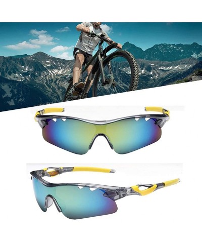 Rectangular Polarized Sports Sunglasses Cycling Glasses Men Women Cycling Running Driving Fishing Golf Baseball Glasses - CJ1...