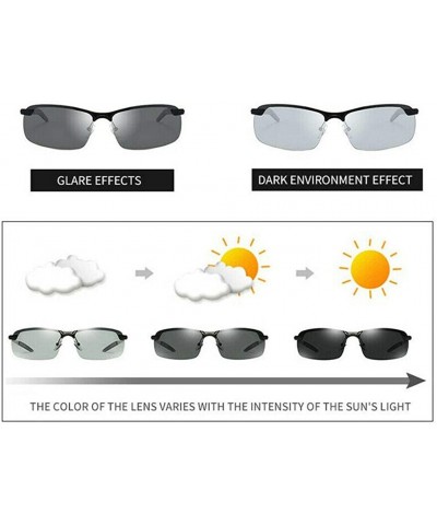 Goggle Unisex Fashion Intelligent Sunglasses Polarized Retro Glasses - Black - C5197COY7K9 $10.14