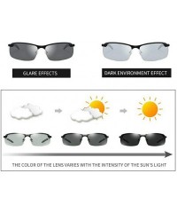 Goggle Unisex Fashion Intelligent Sunglasses Polarized Retro Glasses - Black - C5197COY7K9 $10.14