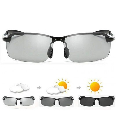 Goggle Unisex Fashion Intelligent Sunglasses Polarized Retro Glasses - Black - C5197COY7K9 $10.14