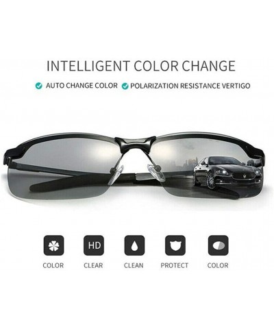 Goggle Unisex Fashion Intelligent Sunglasses Polarized Retro Glasses - Black - C5197COY7K9 $10.14