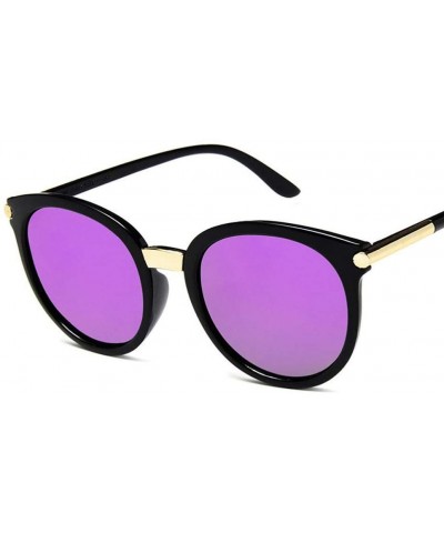 Oval Sunglasses Suitable Shopping Polarizer - Purple - CR197WH5KKK $22.59