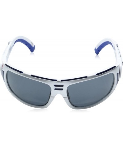 Wrap R2d2 Droid Star Wars Wrap Sunglasses - Shiny White With Silver - CA12O8XIPOM $43.75