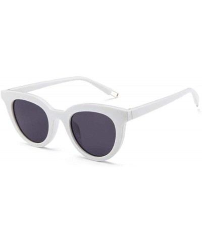 Aviator 2019 New Women Cat Eye Sunglasses Fashion Sexy UV400 Sun Glasses Ocean Bblue - Wgray - CE18XE0I3S8 $8.40