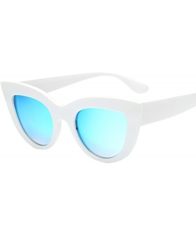 Sport Glasses- Women Vintage Cat Eye Sunglasses Retro Eyewear Fashion Ladies - 2192a - CU18RS55WY5 $8.68