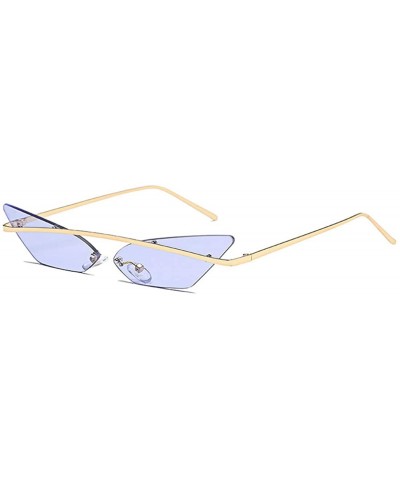 Sport Men and women Fashion Retro Sunglasses metal frame Sunglasses - Purple - CR18LL9TYQH $10.33