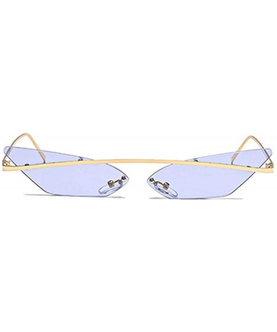 Sport Men and women Fashion Retro Sunglasses metal frame Sunglasses - Purple - CR18LL9TYQH $10.33