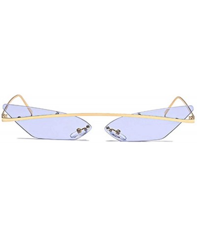 Sport Men and women Fashion Retro Sunglasses metal frame Sunglasses - Purple - CR18LL9TYQH $10.33