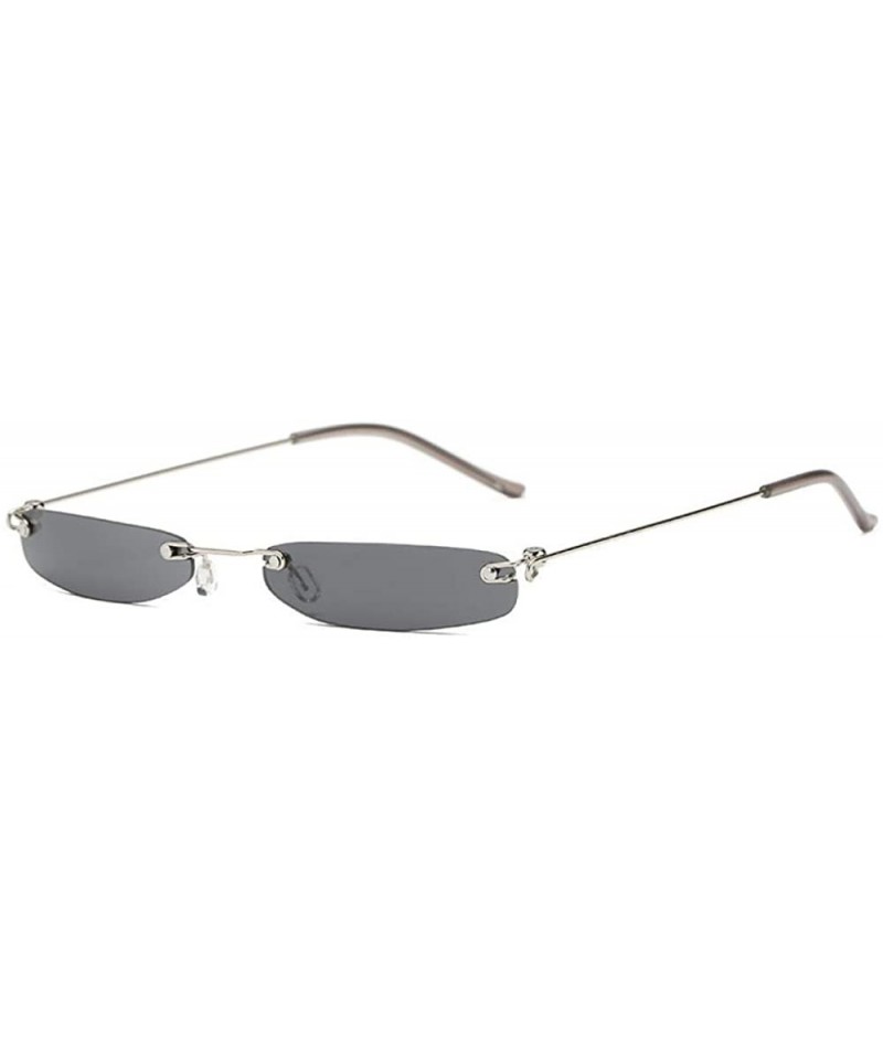 Women Tiny Sunglasses Men Small Narrow Sun Glasses Retro Rectangle