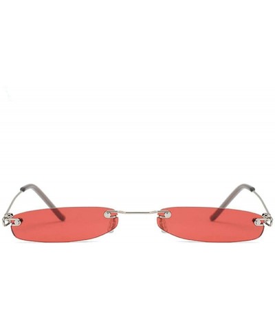 Aviator Women Tiny Sunglasses Men Small Narrow Sun Glasses Retro Rectangle Female Black - Black - CX18XDUT7IO $12.28