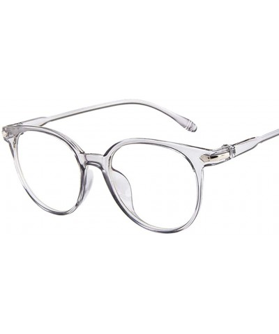 Aviator Blocking Glasses Stylish Non Prescription Eyeglasses - White - CM194GZ8HIU $12.19