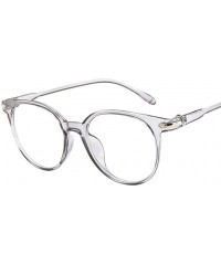 Aviator Blocking Glasses Stylish Non Prescription Eyeglasses - White - CM194GZ8HIU $12.19