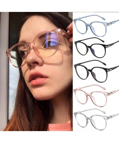 Aviator Blocking Glasses Stylish Non Prescription Eyeglasses - White - CM194GZ8HIU $12.19