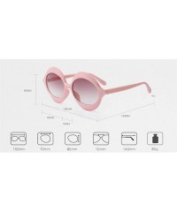 Goggle Women Fashion Classic Irregular Big Frame Sunglasses Retro Casual Eyewear - D - CN18TKUQ8IS $6.28