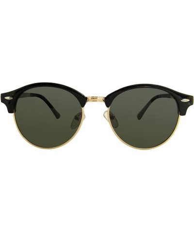 Rimless xc4246 polarized retro half rimless sunglasses man and women - Grey - CR18YOL4TZK $11.75