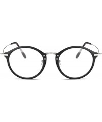Round Round Frame Nearsighted Glasses Male Female metal frame resin lenses - Sand Black - C318G4HR6MI $31.15