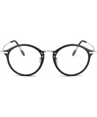 Round Round Frame Nearsighted Glasses Male Female metal frame resin lenses - Sand Black - C318G4HR6MI $31.15