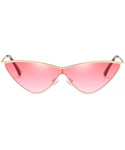 Square MOD-Style Individuality Triangle Sunglasses Full Metal Frame Anti-glare - S03 - CR189SUA26W $19.83