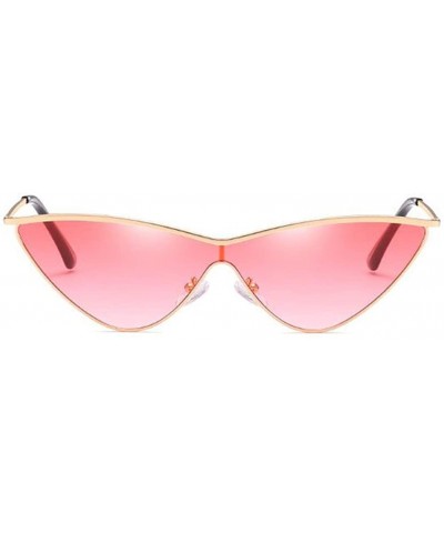 Square MOD-Style Individuality Triangle Sunglasses Full Metal Frame Anti-glare - S03 - CR189SUA26W $19.83