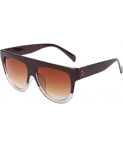 Sport Men Women Square Vintage Mirrored Sunglasses Eyewear Outdoor Sports Fashion Sunglasses - J - C818SNZOGCC $6.74