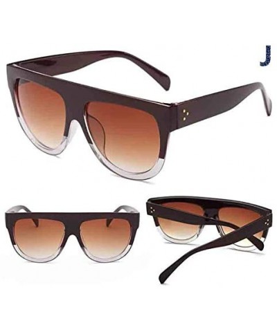 Sport Men Women Square Vintage Mirrored Sunglasses Eyewear Outdoor Sports Fashion Sunglasses - J - C818SNZOGCC $6.74