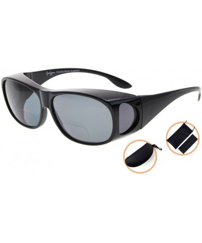 Wrap Polarized Sunglasses Polycarbonate Sunreaders - S029pgsg-black - CC187DE8453 $13.82