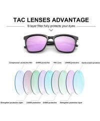 Rimless Womens Mirrored Sunglasses Polarized-Fashion Oversized Eyewear with UV400 Protection for Outdoor - CT18TA6H79N $29.28