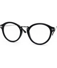 Aviator 8926 Women Men Vintage Classic Nerd retro Round Non-Prescription Clear Lens Glasses Frame - Matt Black - CT18DIWXE77 ...